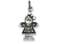 FJC Finejewelers Sterling Silver Girl Charm