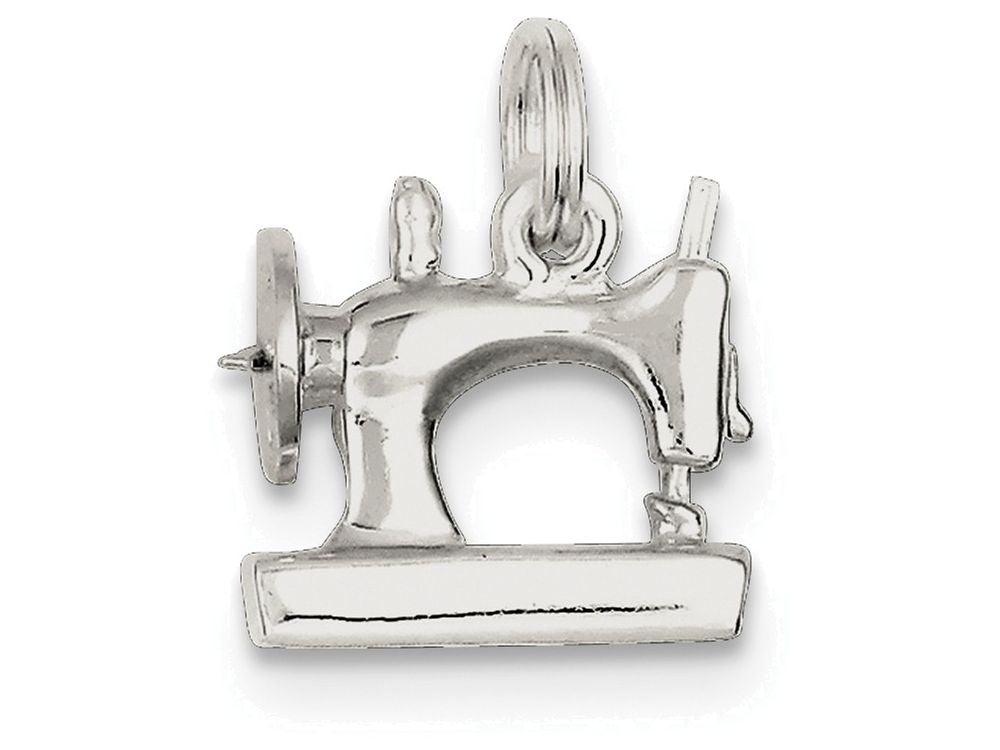 FJC Finejewelers Sterling Silver Sewing Machine Charm