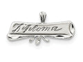 FJC Finejewelers Sterling Silver Polish and Antique Diploma Pendant Necklace - Chain Included