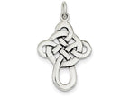 FJC Finejewelers Sterling Silver Celtic Cross Pendant Necklace - Chain Included