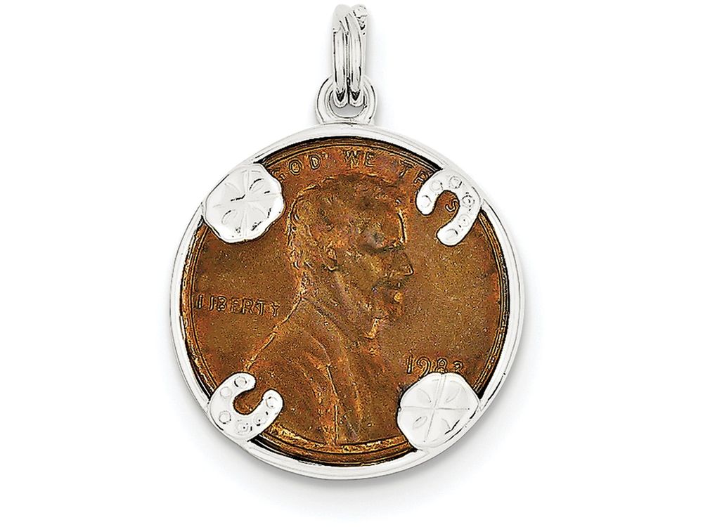 FJC Finejewelers Sterling Silver Penny Charm