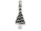FJC Finejewelers Sterling Silver Christmas Tree Pendant Necklace - Chain Included