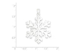 FJC Finejewelers Sterling Silver Snowflake Pendant Necklace - Chain Included