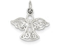 FJC Finejewelers Sterling Silver Filigree Angel Charm