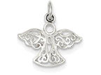 FJC Finejewelers Sterling Silver Filigree Angel Charm