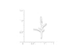 FJC Finejewelers Sterling Silver Ballerina Charm