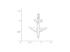 FJC Finejewelers Sterling Silver Airplane Charm