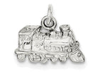 FJC Finejewelers Sterling Silver Train Charm