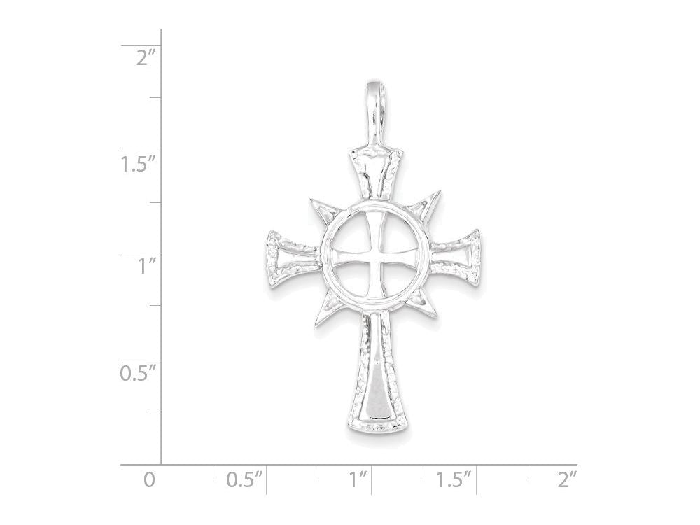FJC Finejewelers Sterling Silver Iona Cross Pendant Necklace - Chain Included