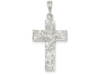 FJC Finejewelers Sterling Silver Nugget Cross Pendant Necklace - Chain Included
