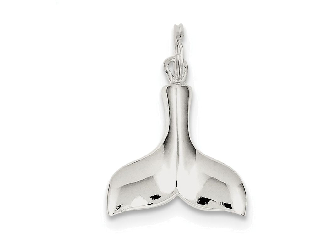 FJC Finejewelers Sterling Silver Whale Tail Charm