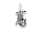 FJC Finejewelers Sterling Silver Antiqued Alligator Pendant Necklace - Chain Included
