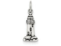 FJC Finejewelers Sterling Silver Antiqued Lighthouse Charm