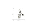 FJC Finejewelers Sterling Silver Antiqued Sand Bucket And Shovel Charm