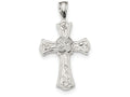 FJC Finejewelers Sterling Silver Cross Pendant Necklace - Chain Included