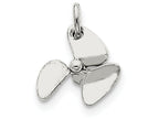 FJC Finejewelers Sterling Silver 3D Antiqued Boat Propeller Charm