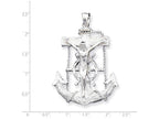 FJC Finejewelers Sterling Silver Mariner Cross Pendant Necklace - Chain Included