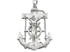 FJC Finejewelers Sterling Silver Mariner Cross Pendant Necklace - Chain Included