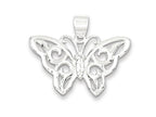 FJC Finejewelers Sterling Silver Butterfly Pendant Necklace - Chain Included