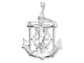 FJC Finejewelers Sterling Silver Mariner Cross Pendant Necklace - Chain Included