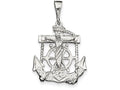 FJC Finejewelers Sterling Silver Mariner Cross Pendant Necklace - Chain Included