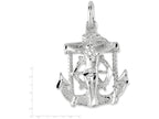 FJC Finejewelers Sterling Silver Mariner Cross Pendant Necklace - Chain Included