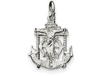 FJC Finejewelers Sterling Silver Mariner Cross Pendant Necklace - Chain Included