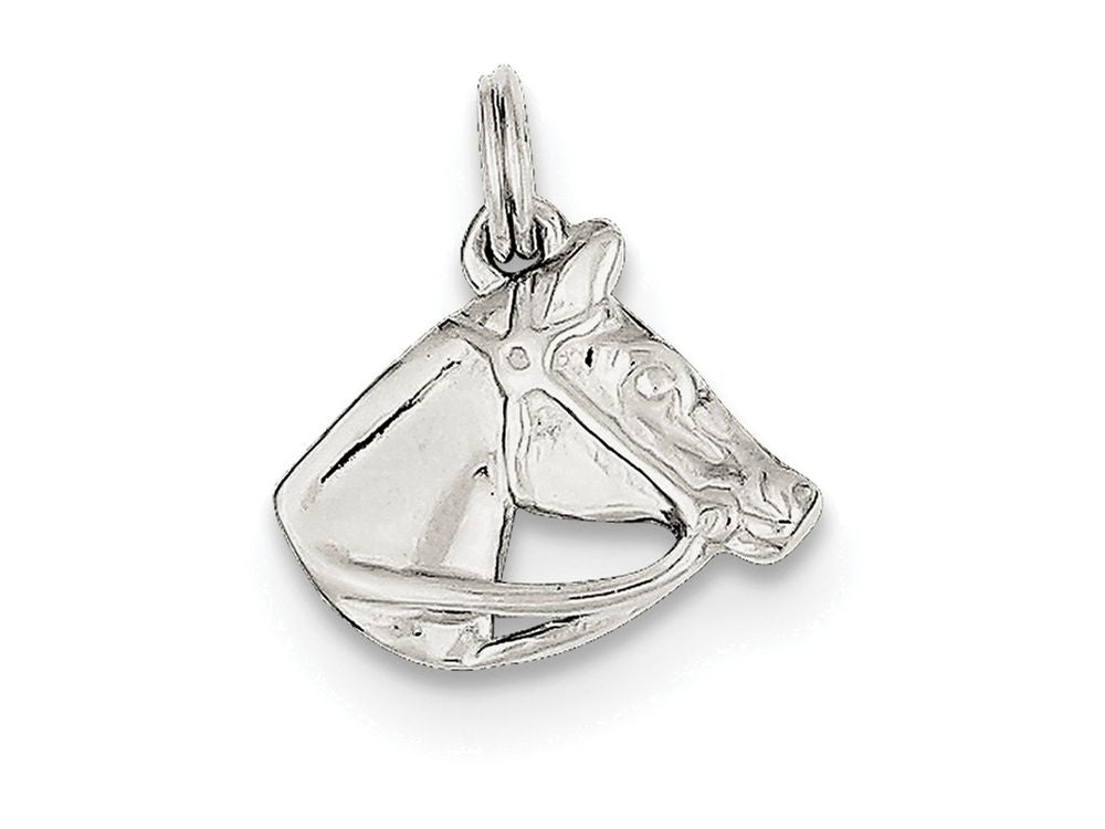 FJC Finejewelers Sterling Silver Horse Head With Bridle Charm
