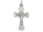 FJC Finejewelers Sterling Silver Crucifix Pendant Necklace - Chain Included