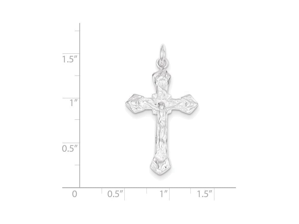 FJC Finejewelers Sterling Silver Crucifix Pendant Necklace - Chain Included
