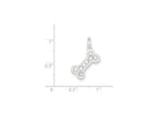 FJC Finejewelers Sterling Silver Dog Bone Charm