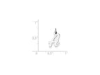 FJC Finejewelers Sterling Silver Small Script Initial A Charm