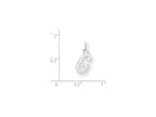 FJC Finejewelers Sterling Silver Small Script Initial G Charm