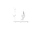 FJC Finejewelers Sterling Silver Small Script Initial I Charm