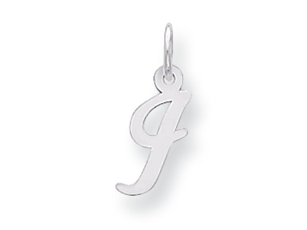 FJC Finejewelers Sterling Silver Small Script Initial I Charm