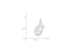 FJC Finejewelers Sterling Silver Medium Script Initial G Charm