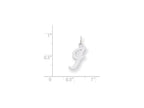 FJC Finejewelers Sterling Silver Medium Script Initial I Charm