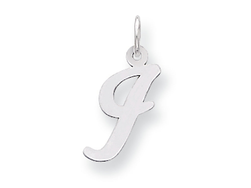 FJC Finejewelers Sterling Silver Medium Script Initial I Charm