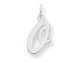 FJC Finejewelers Sterling Silver Medium Script Initial O Charm