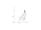 FJC Finejewelers Sterling Silver Large Script Initial A Charm