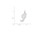 FJC Finejewelers Sterling Silver Large Script Initial I Charm