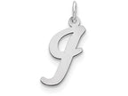 FJC Finejewelers Sterling Silver Large Script Initial I Charm