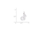 FJC Finejewelers Sterling Silver Small Fancy Script Initial S Charm