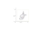 FJC Finejewelers Sterling Silver Small Fancy Script Initial T Charm