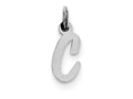 FJC Finejewelers Sterling Silver Small Initial C Charm