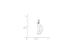 FJC Finejewelers Sterling Silver Small Initial D Charm