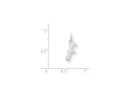 FJC Finejewelers Sterling Silver Small Initial F Charm