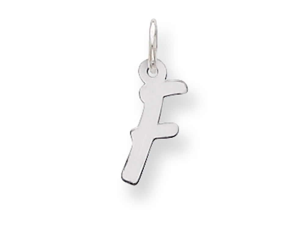 FJC Finejewelers Sterling Silver Small Initial F Charm