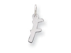 FJC Finejewelers Sterling Silver Small Initial F Charm