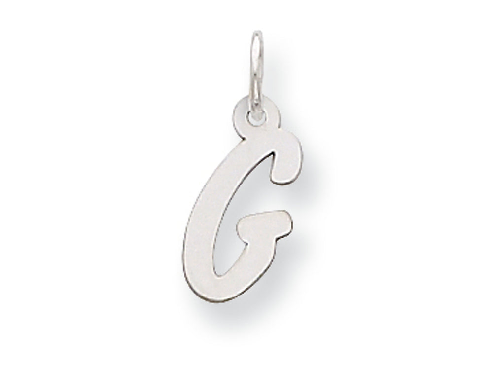 FJC Finejewelers Sterling Silver Small Initial G Charm